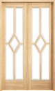 LPD Reims W4 Fully Finished Oak Clear Bevelled Glazed Room Divider Kit LPD Reims W4 Fully Finished Oak Clear Bevelled Glazed Room Divider Kit